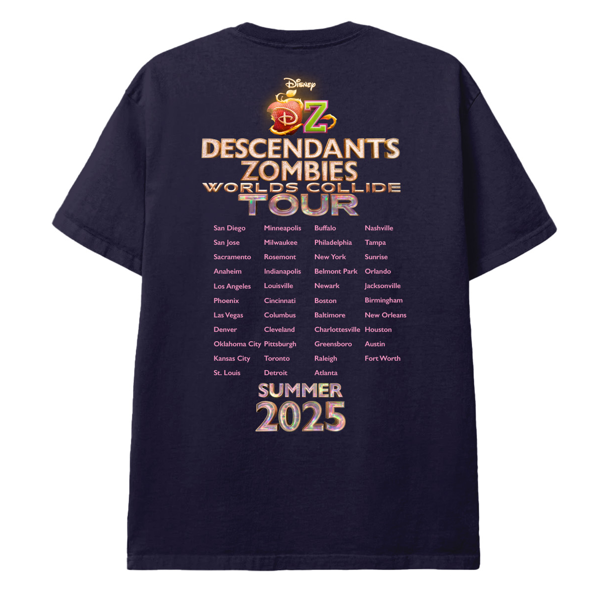 Descendants/Zombies Tour Youth Tee - NAVY